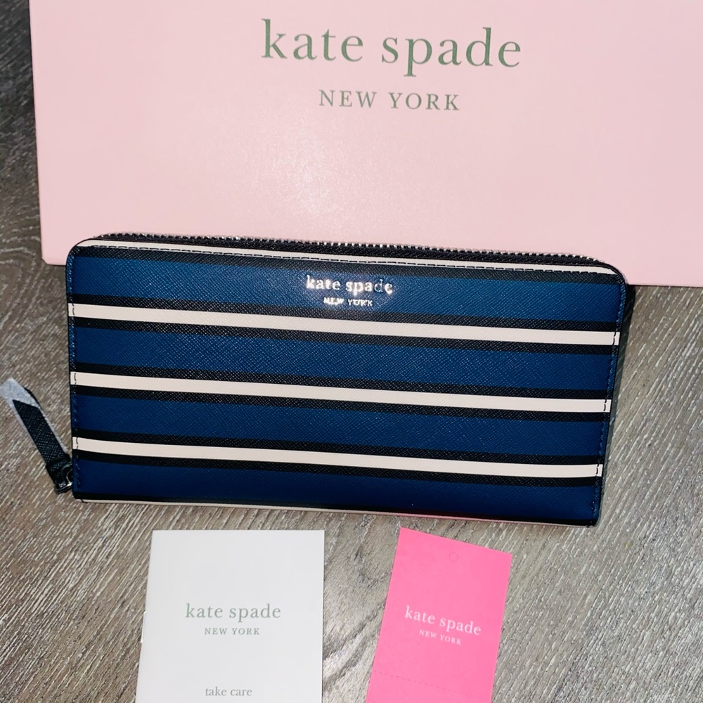 Kate Spade Large Continental Wallet Cameron Blue